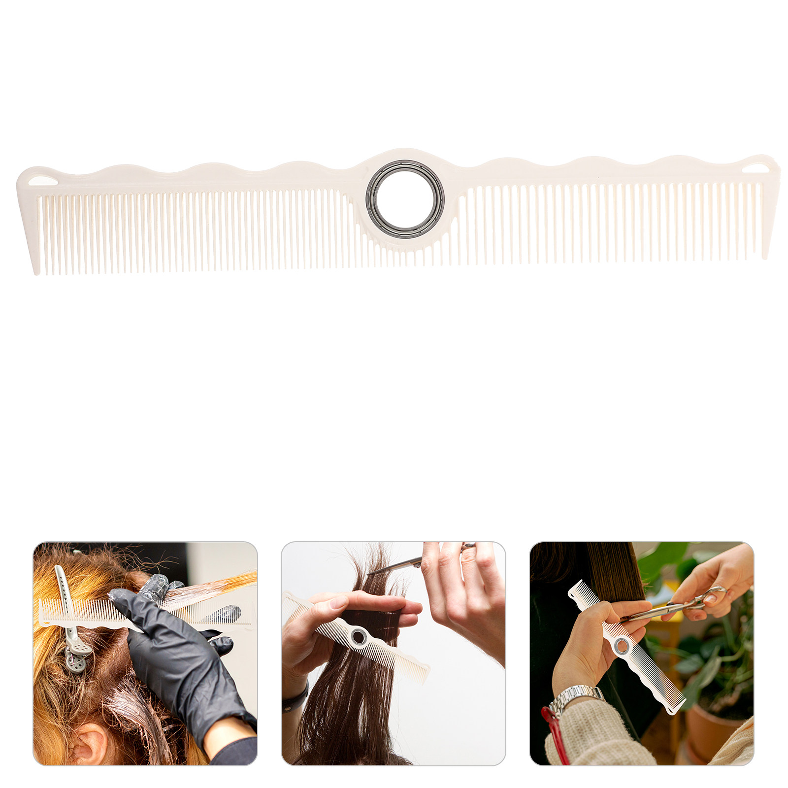 Rotatable Hair Comb for Barber - Comb Fine Tooth 评论和价格