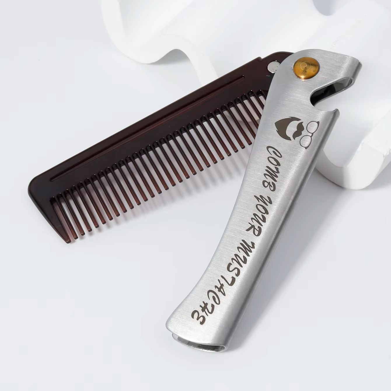 Folding pocket comb, fine toot - Comb Fine Tooth 评论和价格