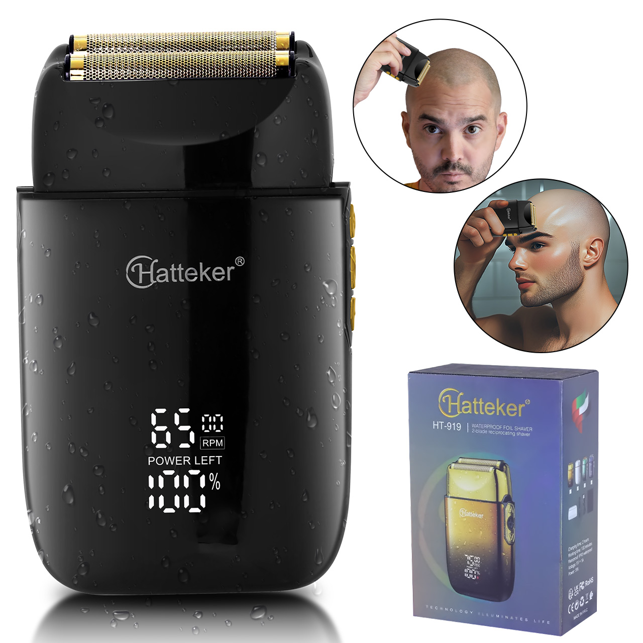 Hatteker Cordless Beard Trimme - Men'S Grooming Vacuum 评论和价格