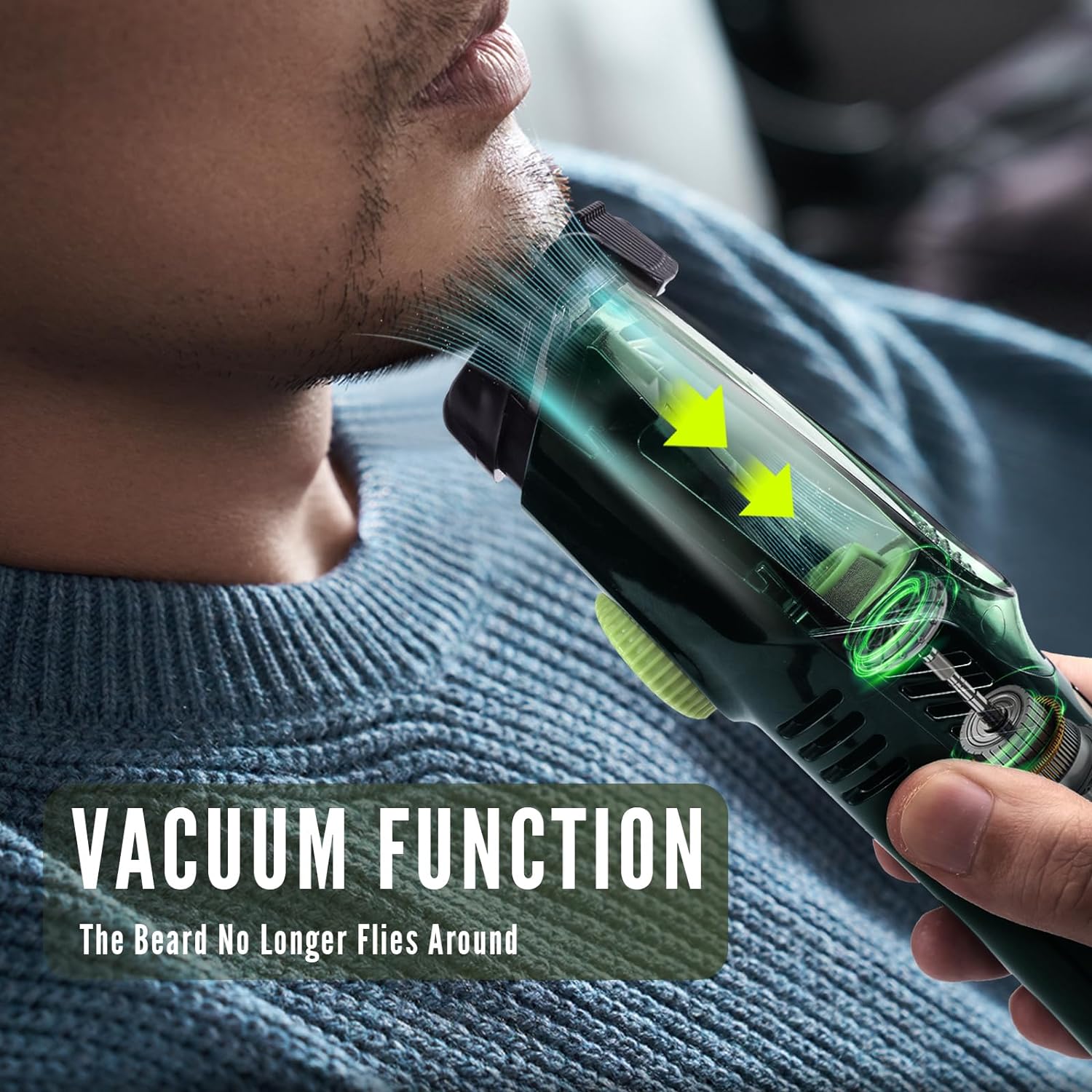 Hatteker Cordless Beard Trimme - Men'S Grooming Vacuum 评论和价格