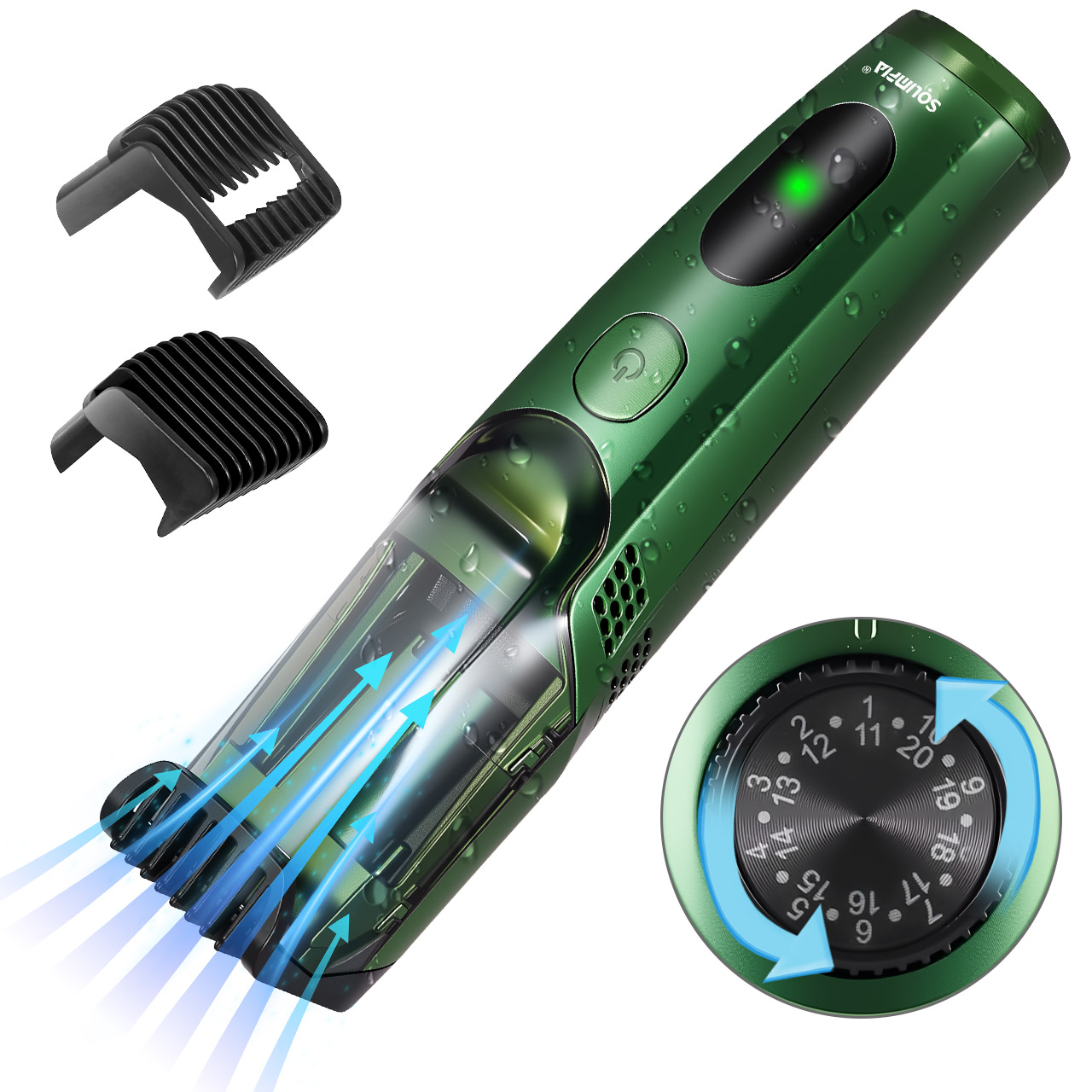 Solimpia Cordless Beard Trimme - Men'S Grooming Vacuum 评论和价格