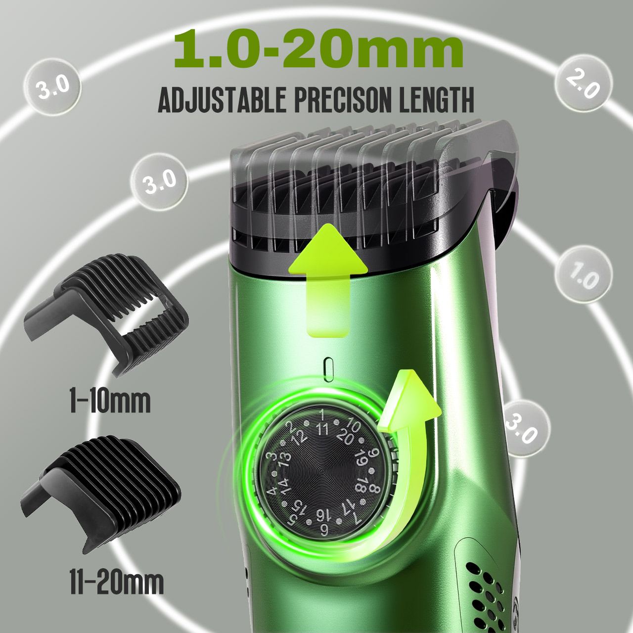 Solimpia Cordless Beard Trimme - Men'S Grooming Vacuum 评论和价格
