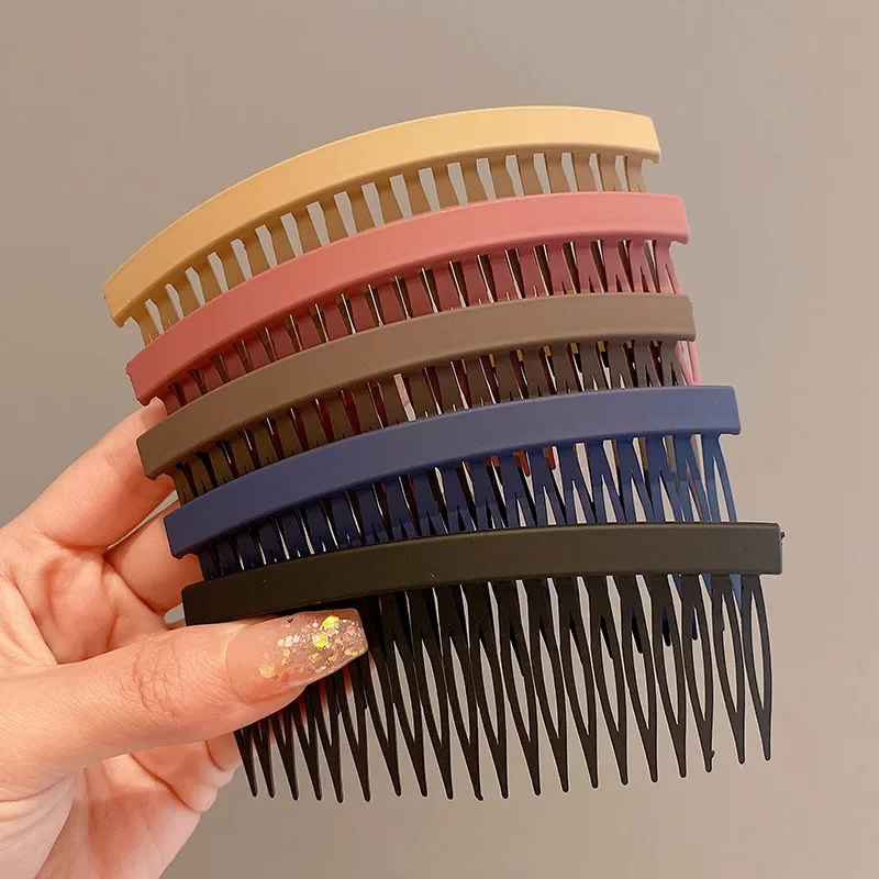 Solod Color Plastic Side Hair  - Comb Fine Tooth 评论和价格