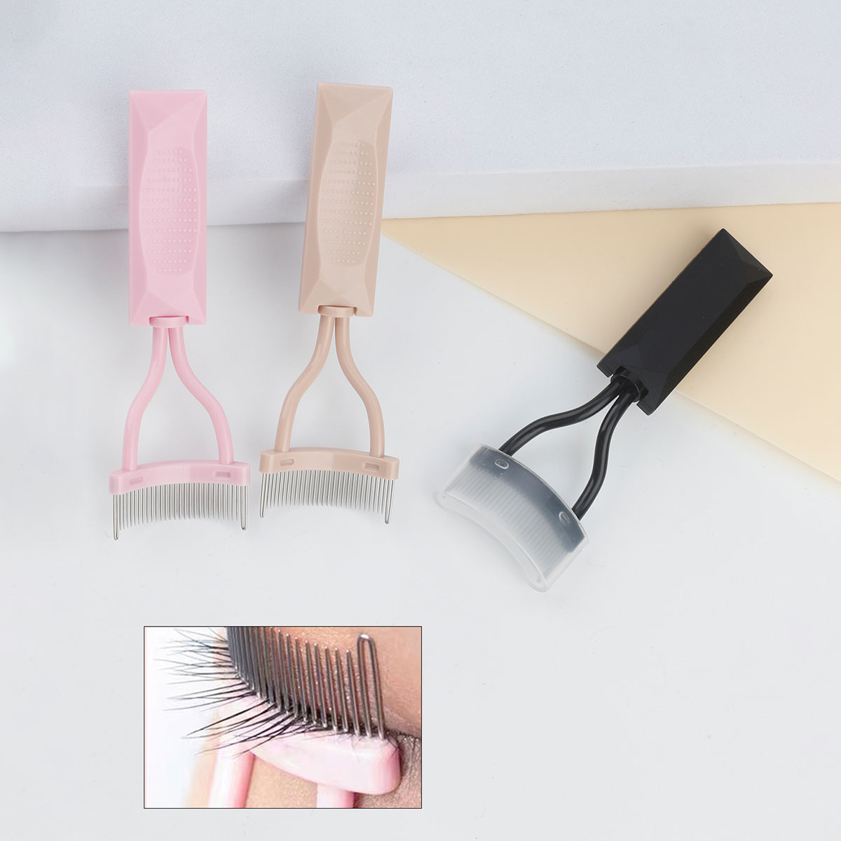 1pcs Curved Ultra-Fine Steel T - Comb Fine Tooth 评论和价格