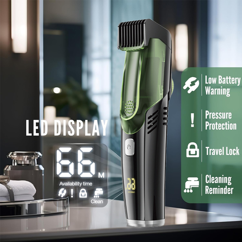 Cordless Men Beard Trimmer Rec - Men'S Grooming Vacuum 评论和价格
